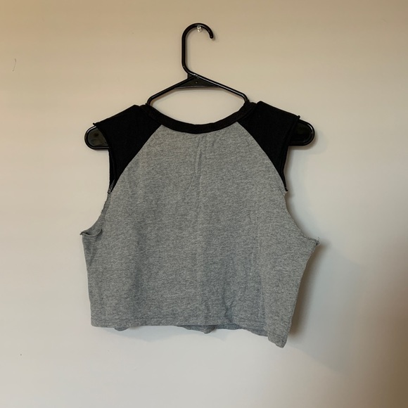 Raw Hem Crop Top - Picture 2 of 2